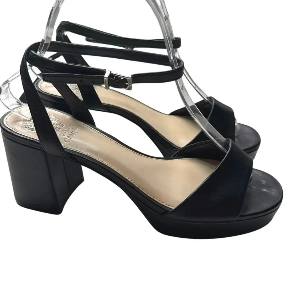 Vince Camuto Pendreya Platform Block Heel Sandal Size 7.5 - Picture 3 of 8